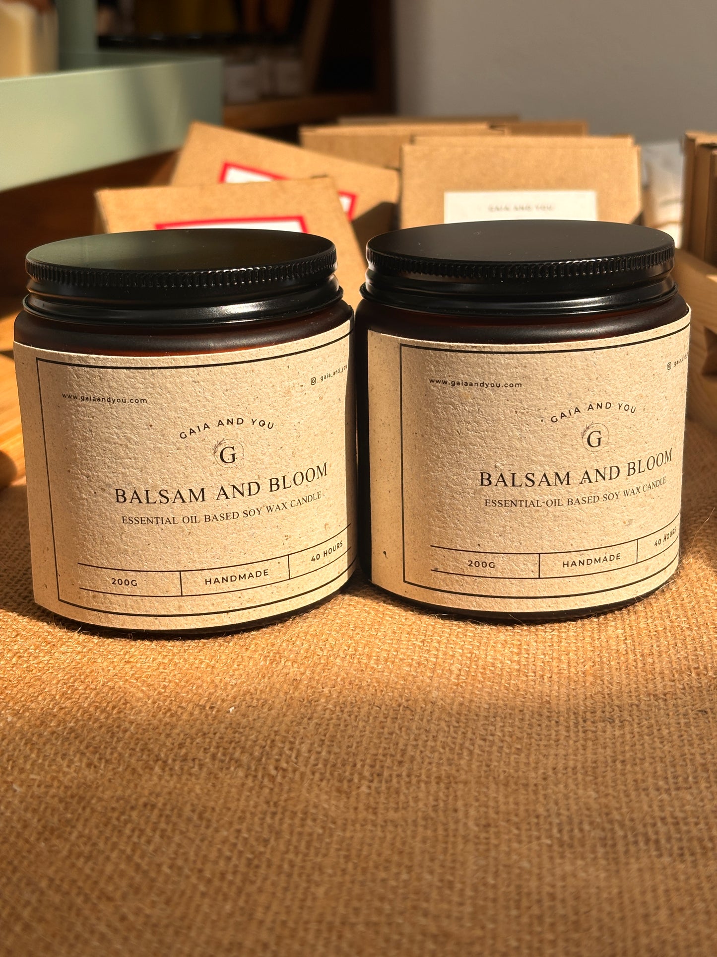 Balsam and Bloom Scented Candle