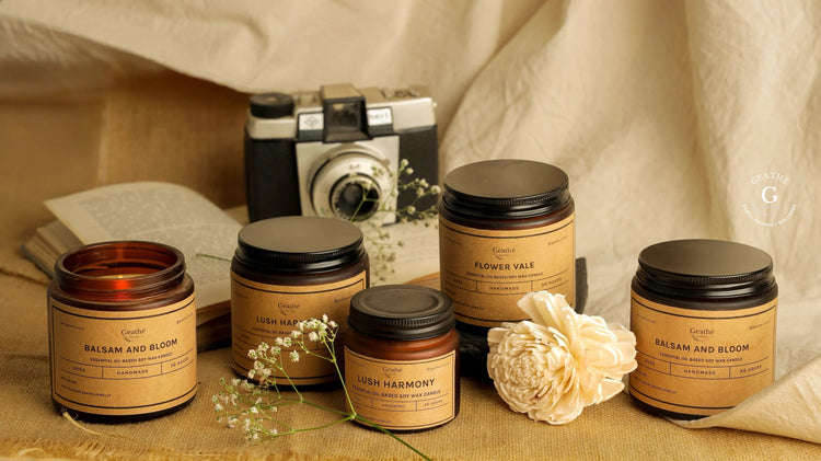 Essential Oil Scented Candles - Geathe