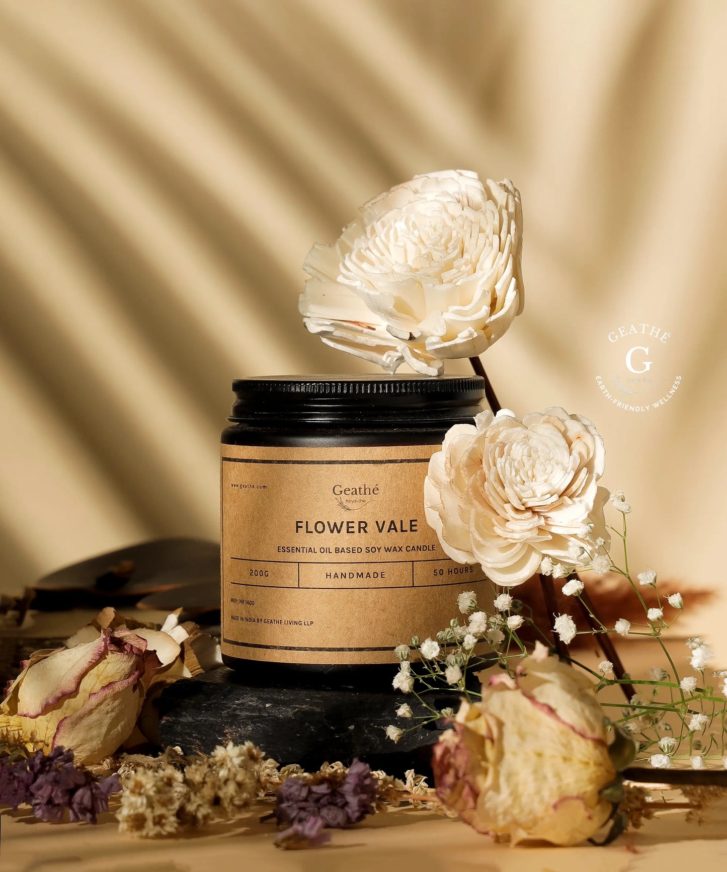 Flower Vale Essential Oil Soy Wax Candle