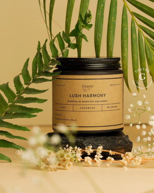 Lush Harmony Essential Oil Soy Wax Candle
