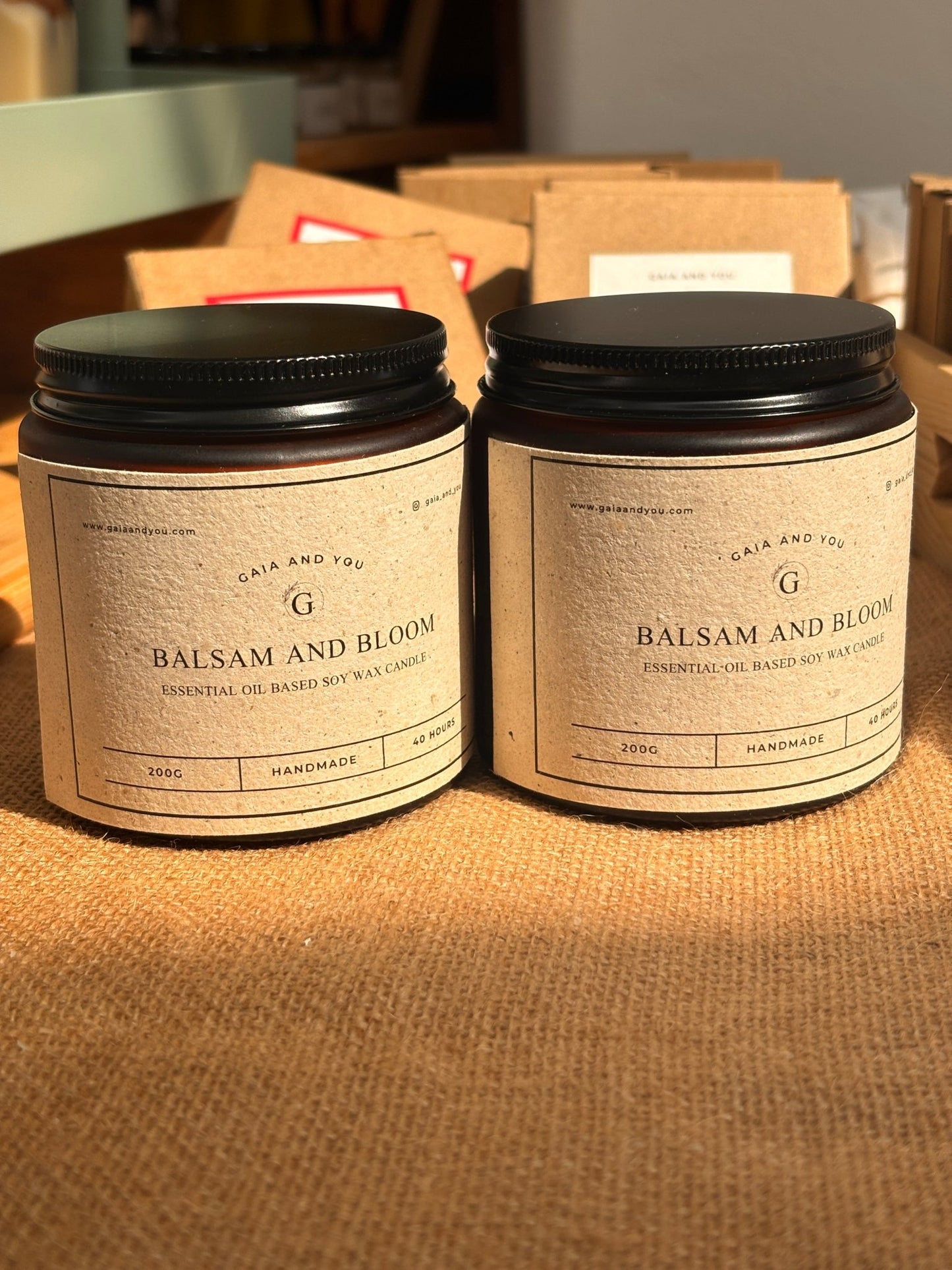 Balsam and Bloom Scented Candle