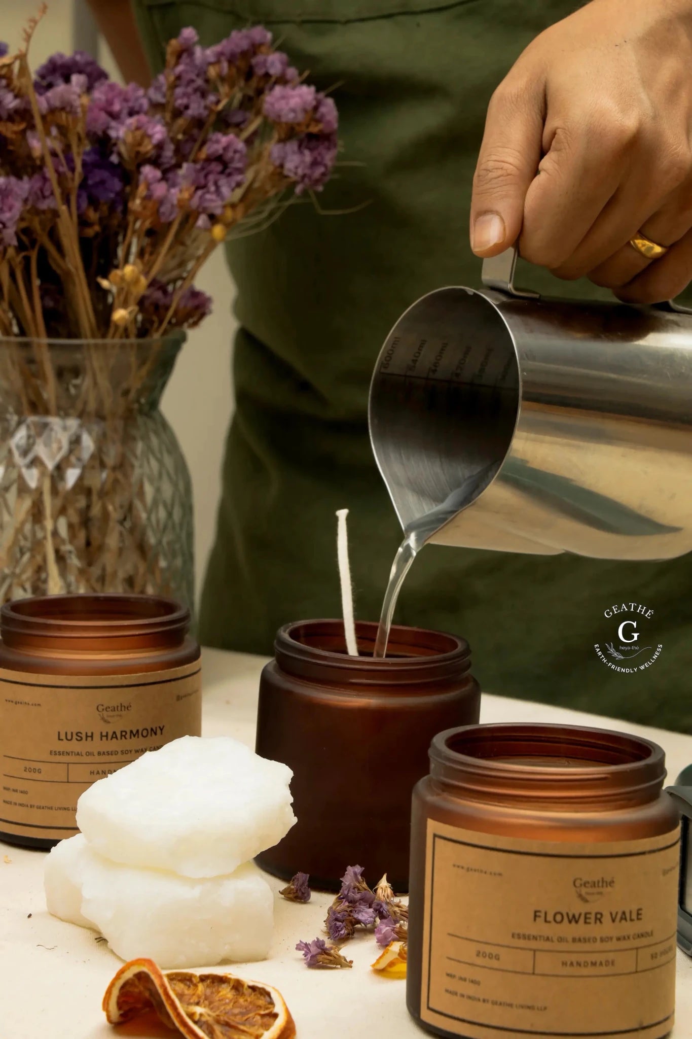 Flower Vale Essential Oil Soy Wax Candle